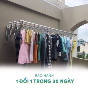 Giàn phơi xếp ngang Nhôm ( Nhập khẩu Hàn Quốc )