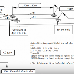 Hướng dẫn lắp đặt giàn phơi quần áo thông minh